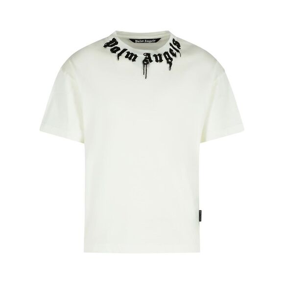 PALM ANGELS Other - Palm Angels White Cotton T-Shirt Men